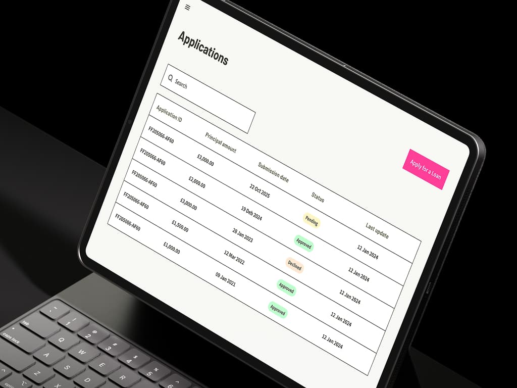 Fair Finance Applications List
