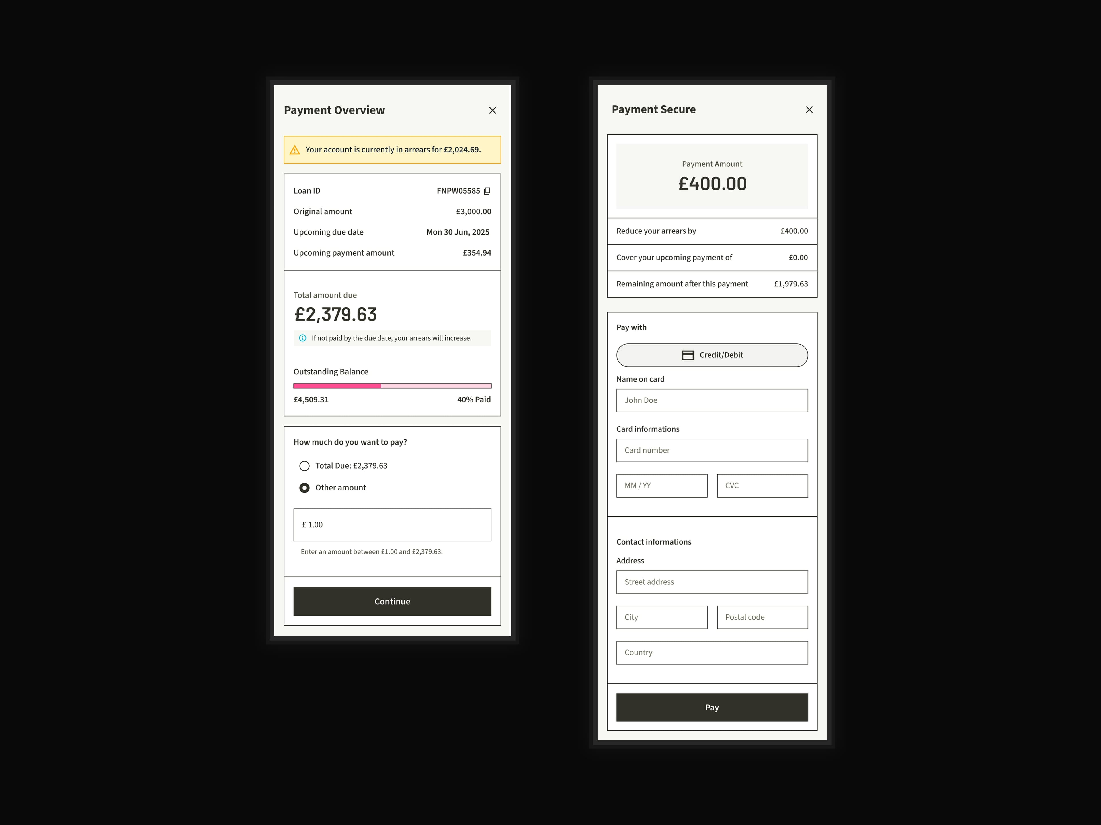 Fair Finance Payment Flow