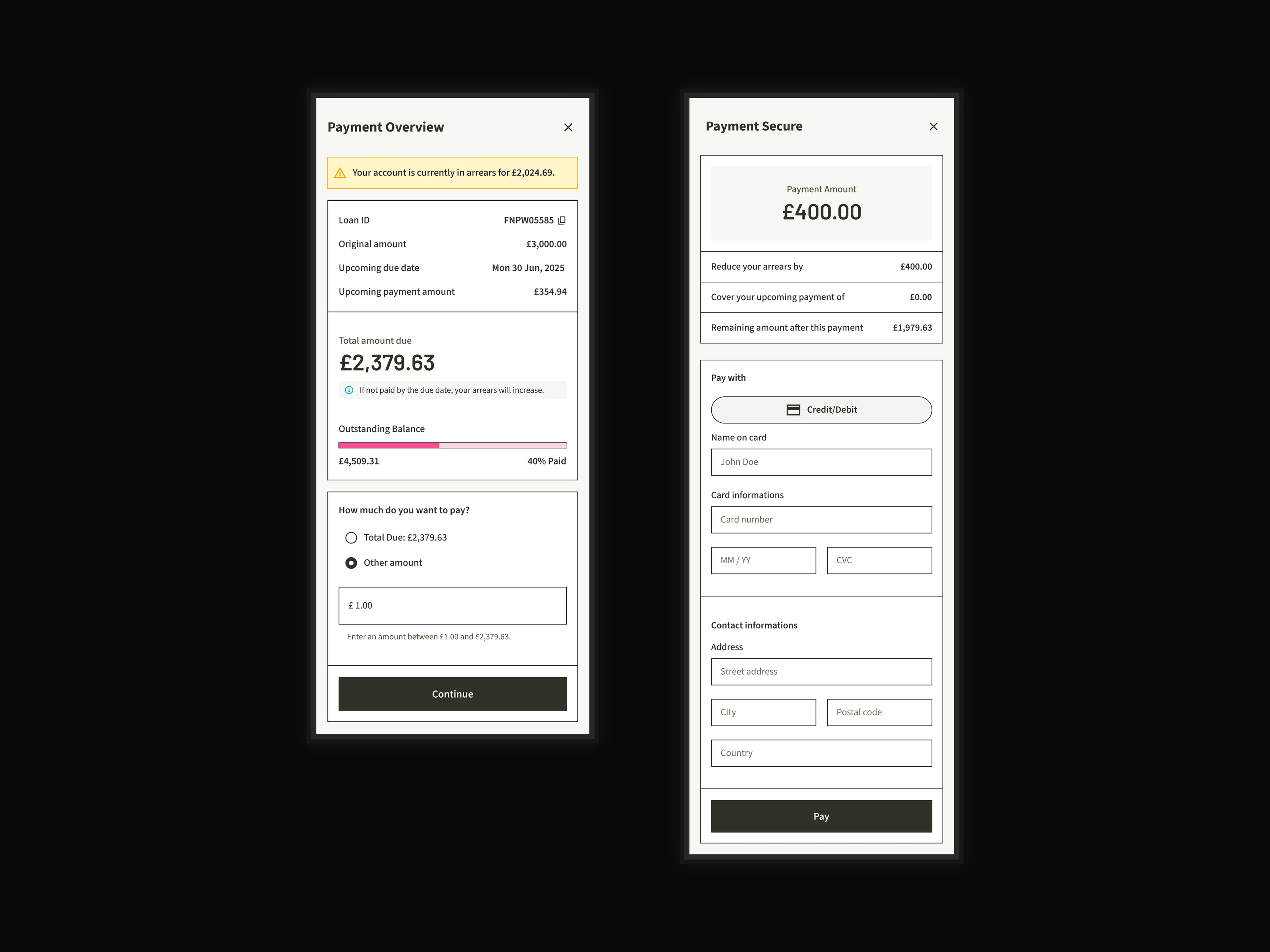 Fair Finance Payment Flow