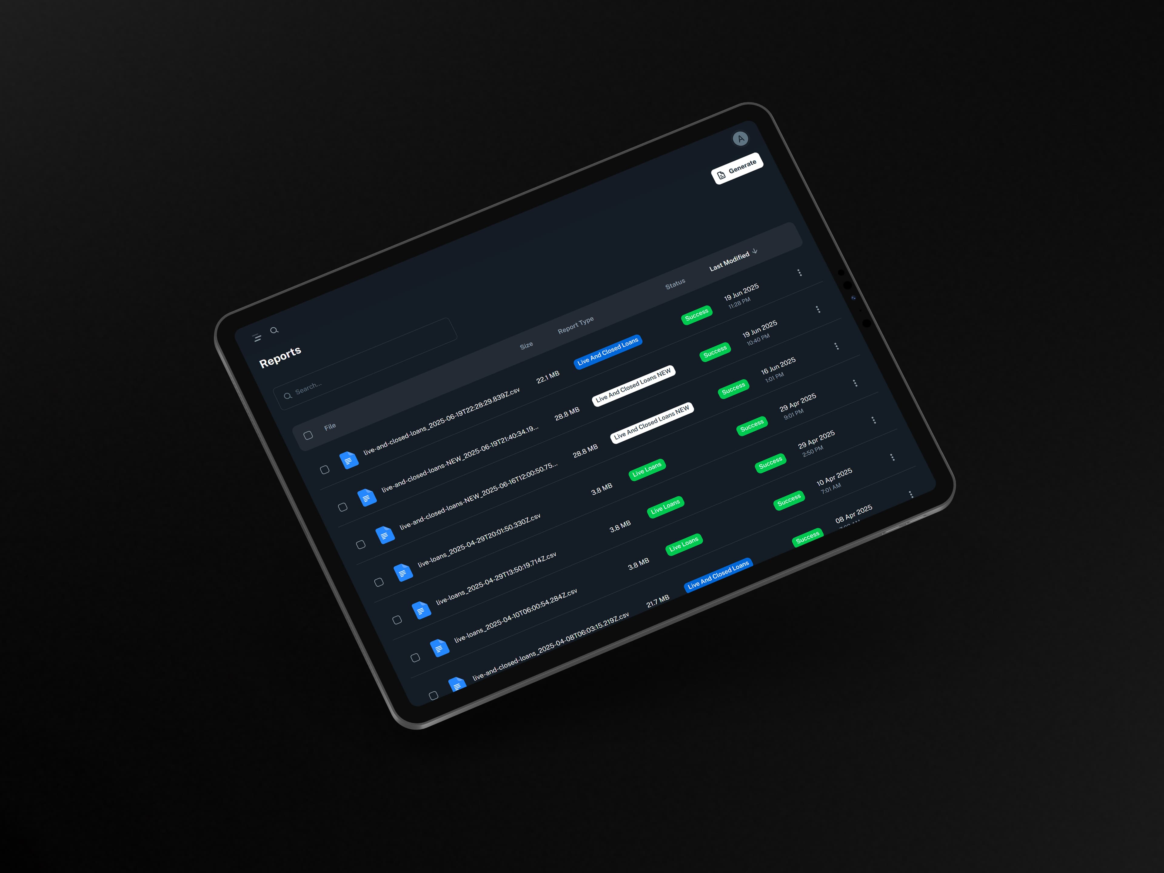 Fair Finance IDP Reports