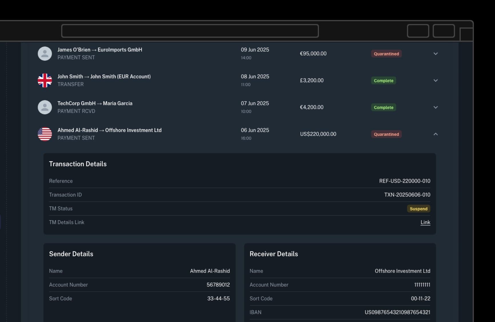 Egaliti Transaction Detail