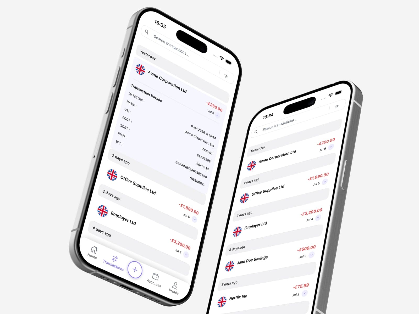 Egaliti Track Transactions